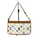 LOUIS VUITTON ルイヴィトン ポシェット・アクセソワール M92649 モノグラム・マルチカラー ホワイト系 レディース メンズ ウィメンズ ユニセ...