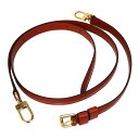 LOUIS VUITTON ルイヴィトン ショルダーストラップ ブラウン レザー レディース メンズ ウィメンズ ユニセックス ブランド LV 人気 定番 2W...
