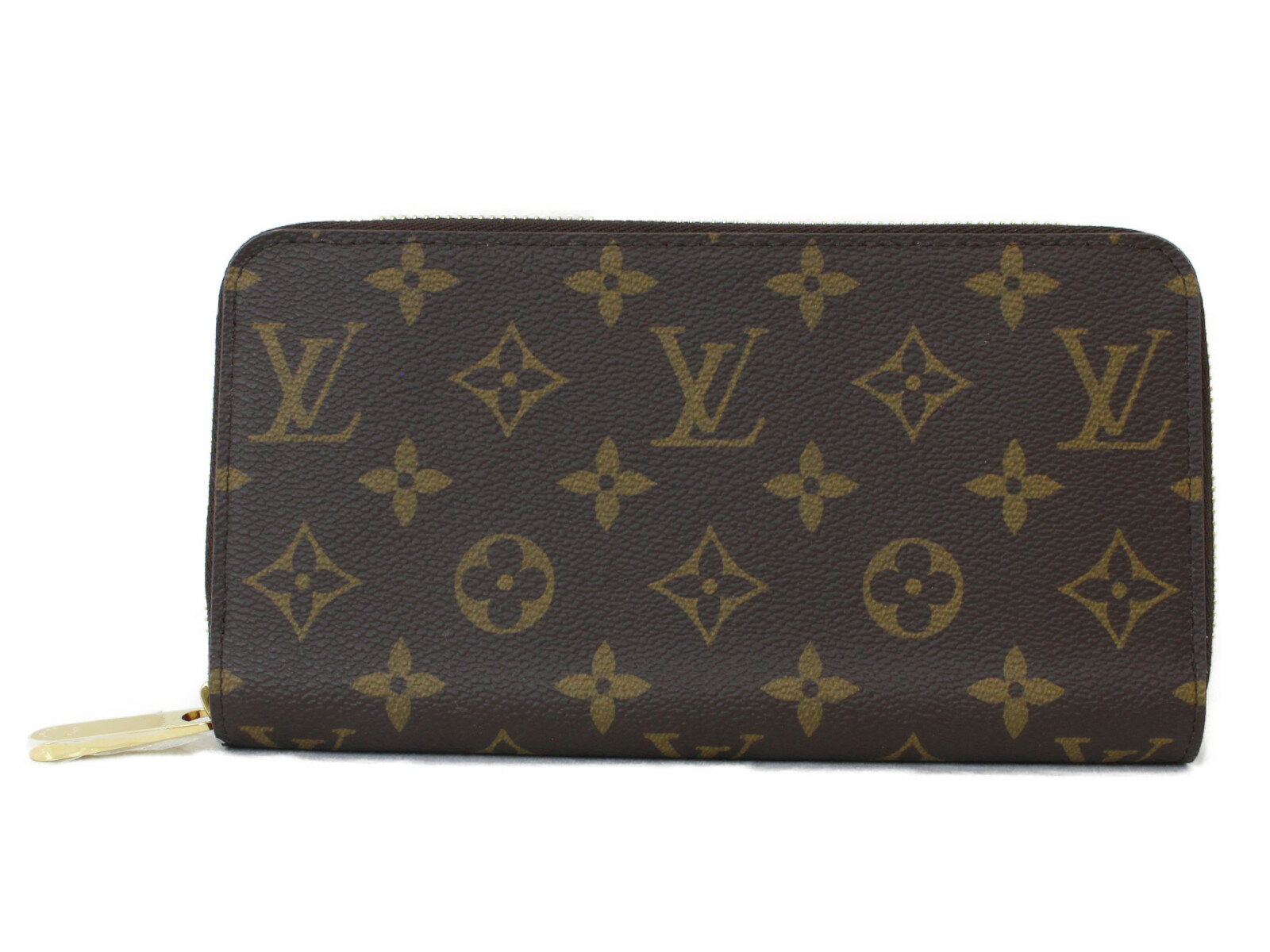 【箱・布袋あり】LOUIS VUITTON ルイヴィトン ジッピーウォレット M41896 モノグラム コクリコ レッド 長財布 ロングウォレット レディース ギフト プレゼント包装可【中古】松前R56号店