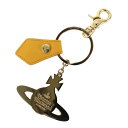 Vivienne Westwood ヴィヴィアン・ウエストウッド オーブモチーフ バッグチャーム キーリング ゴールド×イエロー レディース メンズ ユニセック...