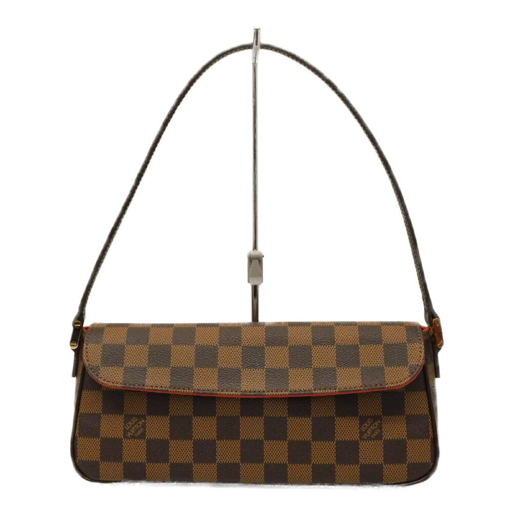 LOUIS VUITTON ルイヴィトン レコレータ N51299 ダミエ/ブラウン系 ワンショルダーバッグ 肩掛けバッグ ミニバッグゴールド金具 レディース メンズ ユニセックス プレゼント包装【中古】新居浜店