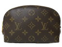 LOUIS VUITTON ルイヴィトン ポシェット・コスメティックPM M47515 化粧ポーチ メイクポーチ 小物入れ モノグラム ブラウン シンプル レデ...