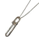 【箱・布袋有り】TIFFANY&Co. ティファニーハードウェア 細長リンクペンダント 63104310 スターリングシルバー 8.5g アクセサリー ブランドジュエリー レディース メンズ ユニセックス 人気 ギフト プレゼント包装可【中古】松山久万ノ台店
