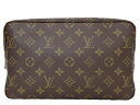 LOUIS VUITTON ルイヴィトン トゥルーストワレット28 M47522 モノグラム セカンドバッグ ポーチ ブラウン系 レディース メンズ ユニセック...