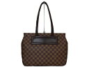 LOUIS VUITTON ルイヴィトン パリオリPM N51123 ペン跡あり ダミエ ブラウン系 レディース トートバッグ メンズ ユニセックス LV 人気...