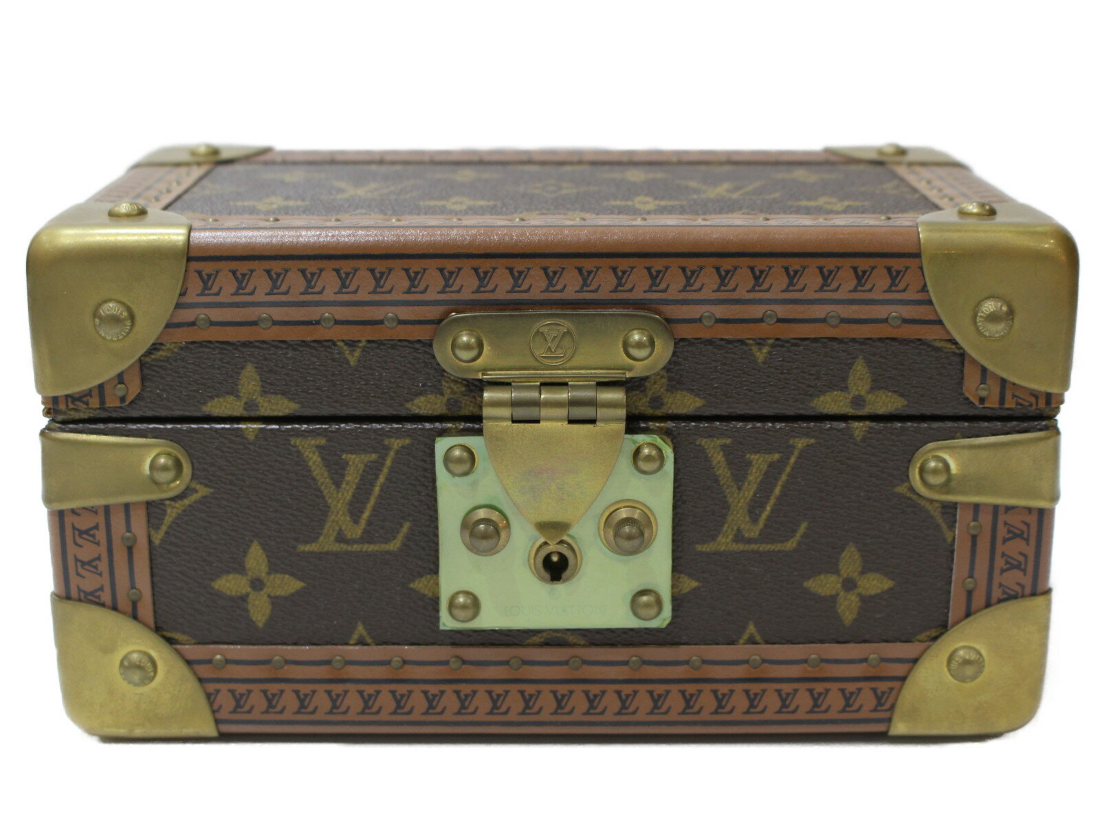 LOUIS VUITTON ルイヴィトン コフレ・トレゾール20 M47001 ボックス 小物入れ ジュエリーケース コスメケース モノグラム ブラウン×パープ...