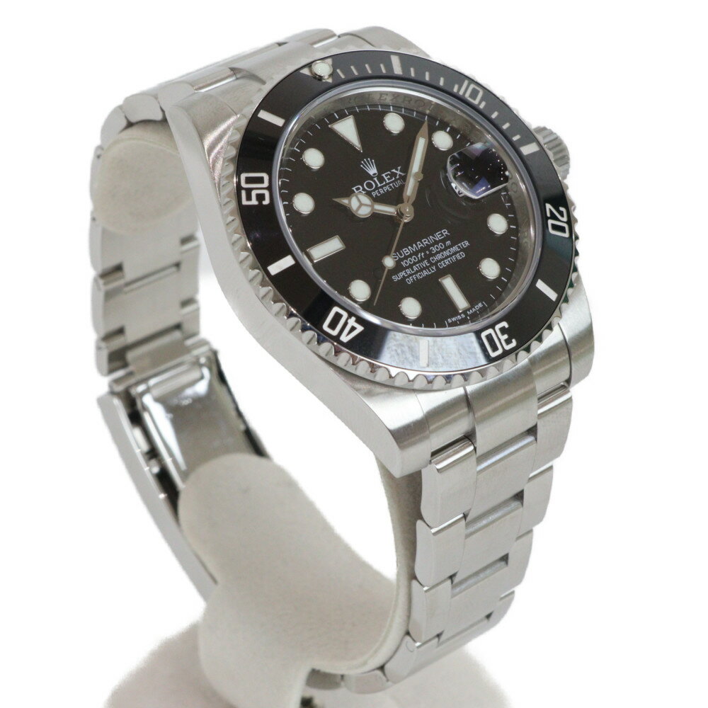 【オーバーホール・ポリッシュ済み】ROLEX　ロレックス　サブマリーナーデイト　116610LN　自動巻き　デイト　ランダム　2011年　SS　ブラック　メンズ　腕時計　プレゼント包装　ギフト【中古】松前R56号店