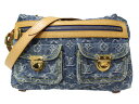 【箱・布袋あり】LOUIS VUITTON ルイヴィトン バギーPM M95049 モノグラム・デニム ショルダーバッグ ハンドバッグ 2WAY ブルー系 人...