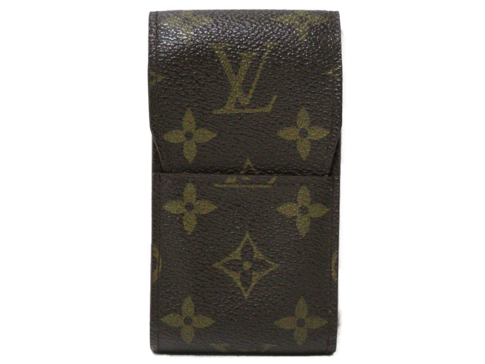 LOUIS VUITTON ルイヴィトン エテュイ・シガレット M63024 タバコケース 小物入れ モノグラム ブラウン メンズ レディース ユニセックス ギ...