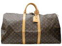 LOUIS VUITTON ルイヴィトン キーポル60 M41422 モノグラム ボストンバッグ 旅行バッグ カデナ レディース メンズ ユニセックス シンプ...