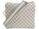 LOUIS VUITTON ルイヴィトン ナヴィグリオ N51189 ダミエ・アズール キャンバス ホワイト×グレー ショルダーバッグ メッセンジャーバッグ 大...