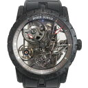 【ギャラあり】ROGER DUBUIS ロジェ・デュブイ エクスカリバー42 オートアティック スケルトン DBEX0508 自動巻き カーボン ラバー ブラッ...