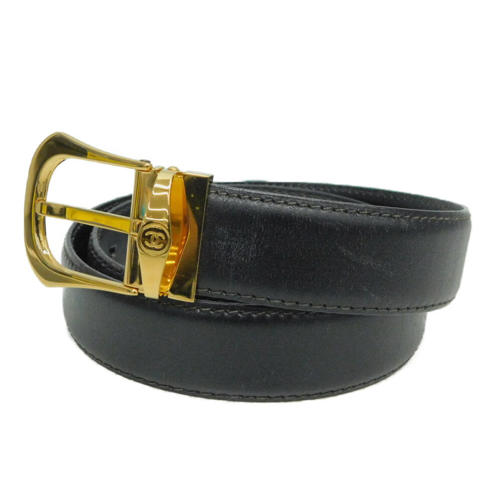 CHANEL シャネル ココマーク レディース ベルト ダークブラウン CHANEL シャネル ココマーク レディース ベルト ダークブラウン