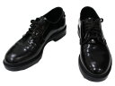 【箱・布袋あり】PRADA プラダ レースアップシューズ 2EG394 靴 ビジネスシューズ 5 1/2 約24.5cm レザー ブラック 黒 シンプル メンズ...