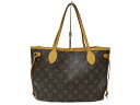 【布袋あり】LOUIS VUITTON ルイヴィトン ネヴァーフルPM M40155 トートバッグ モノグラムキャンバス ブラウン系 定番 人気 レディース ギ...