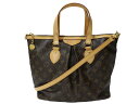【布袋あり】LOUIS VUITTON ルイヴィトン パレルモPM M40145 ハンドバッグ ショルダーバッグ 2WAYバッグ モノグラム ブラウン シンプル...