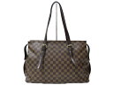 【布袋あり】LOUIS VUITTON ルイヴィトン チェルシー N51119 トートバッグ ダミエ・エベヌ ブラウン 大きめ 大容量 シンプル メンズ レディ...