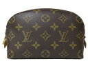 LOUIS VUITTON ルイヴィトン ポシェット・コスメティックPM M47515 化粧ポーチ メイクポーチ 小物入れ モノグラム ブラウン シンプル レデ...