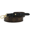 LOUIS VUITTON ルイヴィトン ショルダーストラップ XL J02331 モノグラム ブラウン系 ブラック レディース ウィメンズ 人気 ブランド L...