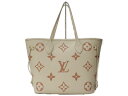 【箱・布袋あり】LOUIS VUITTON ルイヴィトン ネヴァーフルMM M21579 トートバッグ ショルダー 肩掛け モノグラム・アンプラント バイカラー...