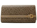 NINA RICCI ニナリッチ カラーヌーボーバース ラウンドファスナー財布 長財布 ロングウォレット ブラウン系 ゴールド金具 ウィメンズ レディース シン...