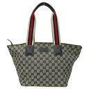 GUCCI グッチ 131230 GGキャンバストートバッグ シェリーライン ネイビーxグレー系 肩掛け レザー メンズ レディース ユニセックス プレゼント ...