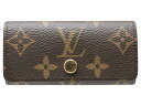 【未使用品】LOUIS VUITTON ルイ・ヴィトン ミュルティクレ4 M69517 IC モノグラム ブラウン ウィメンズ レディース キーケース 鍵 小物...
