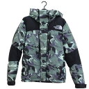 THE NORTH FACE ザ ノースフェイス バルトロライトジャケット ND91951 ダウンジャケット Sサイズ 迷彩柄 グリーン系 カーキ系×グレー系×...
