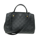 LOUIS VUITTON ルイ・ヴィトン モンテーニュBB M41053 2WAYショルダーバッグ ハンドバッグ モノグラム・アンプラント ノワール ブラック...