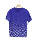 LOUIS VUITTON ルイヴィトン モノグラムグラディエントTシャツ PM222Q NPG HKY46W パープル系×ホワイト グラデーション 半袖 コッ...