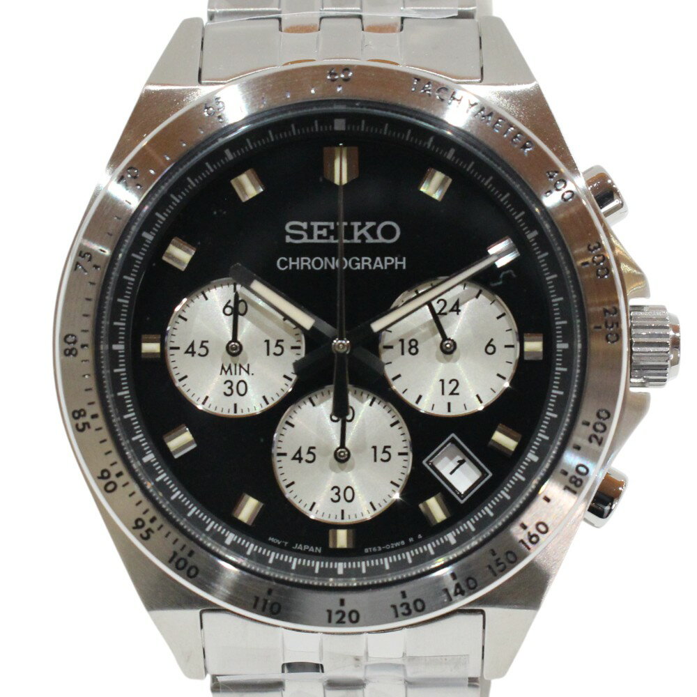 SEIKO クロノグラフ クオーツ ブラック 稼動品 楽天市場】セイコー クロノグラフ 中古(駆動方式(腕時計