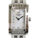 【電池交換済】LONGINES ロンジン ドルチェヴィータ L5.158.4.92.6 クオーツ SS ホワイトシェル ダイヤモンド レディース 腕時計 ウォッチ プレゼント包装 ギフト【中古】松前R56号店(2)