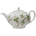 WEDGWOOD ティーポット Lサイズ ワイルドストロベリー ウェッジウッド ブランド食器 洋食器 プレゼント包装 ギフト【中古】松前R56号店