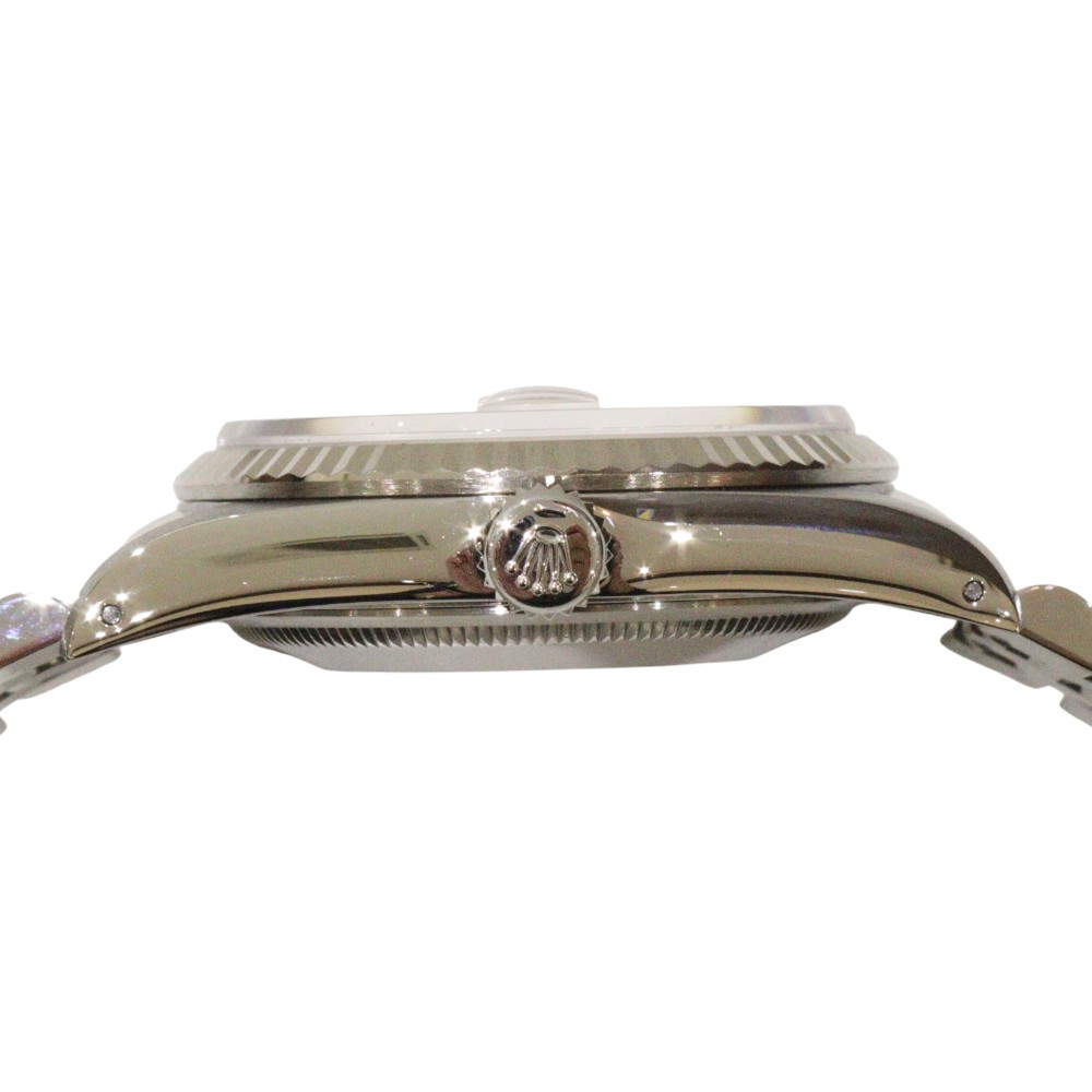 【オーバーホール・ポリッシュ済】ROLEX　ロレックス　デイトジャスト　36　10Pダイヤ　16234　自動巻き　X番　SS　WG　ホワイトゴールド　メンズ　ボーイズ　腕時計　ウォッチ　プレゼント包装　ギフト【中古】松前R56号店