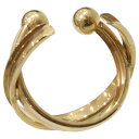 K10 イヤーカフ 0.4g ゴールド クロス シンプル メンズ レディース ユニセックス ジュエリー アクセサリー プレゼント包装 ギフト【中古】松前R56号...