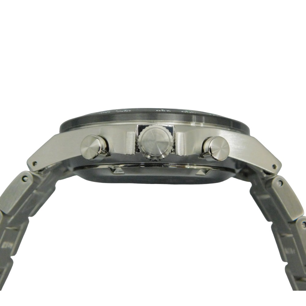 SEIKO セイコー セイコーセレクション　SBTR041　クオーツ　10気圧防水　日常生活用強化防水　ステンレススチール　SS　シルバー　ブルーグレー系　日付表示　クロノグラフ　タキメーター　メンズ　腕時計　ウォッチ　プレゼント包装　ギフト【中古】新居浜店