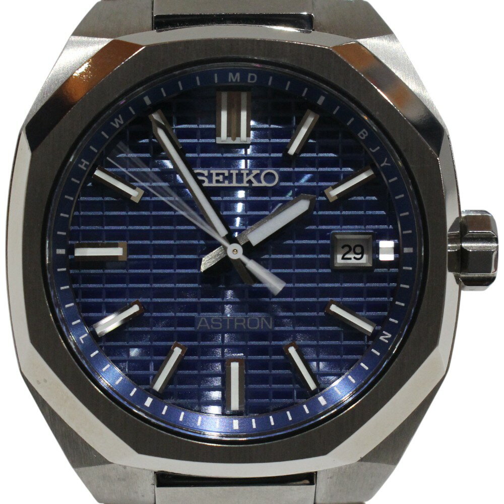 【箱・取扱説明書・保証書】SEIKO　セイコー　アストロン　ネクスター　SBXY061　GPSソーラー　ソーラー電波　デイト　日付表示　チタン　ブルー　メンズ　腕時計　ウォッチ　プレゼント包装　ギフト【中古】松山久万ノ台店