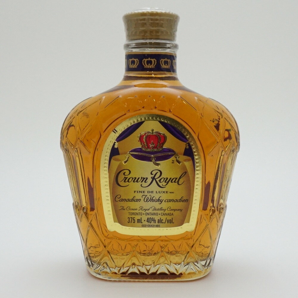 Crown Royal クラウンロ−ヤル　カナディアンウイスキー　未開栓　ウイスキー　375ml　【中古】