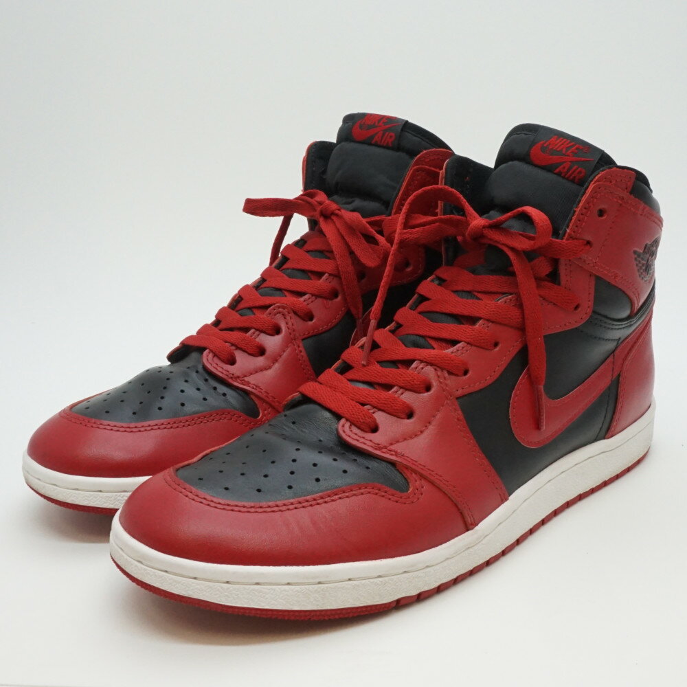 【楽天スーパーSALE20％OFF 4日20：00～11日1：59】NIKE ナイキ BQ4422-600 AIR JORDAN 1 HIGH `85 35周年記念 エアジョーダン VARSITY RED 赤×黒 ハイカットスニーカー US11 日本サイズ約29cm メンズスニーカー メンズシューズ 【中古】