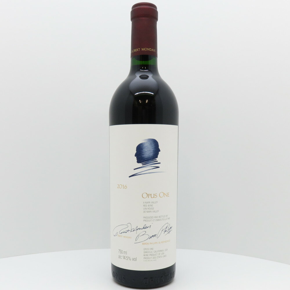 OPUS ONE 2016　オーパス ワン　赤ワイン　アメリカ　カリフォルニア　辛口　14.5度　750ml　ギフト　記念日　未開栓　【中古】