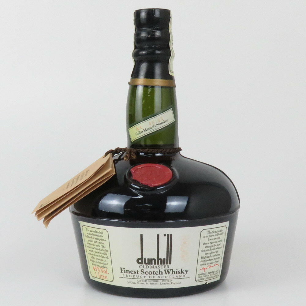 dunhill　OLD MASTER　ダンヒル オールドマスター　スコッチウィスキー　43度　700ml　未開栓　【中古】