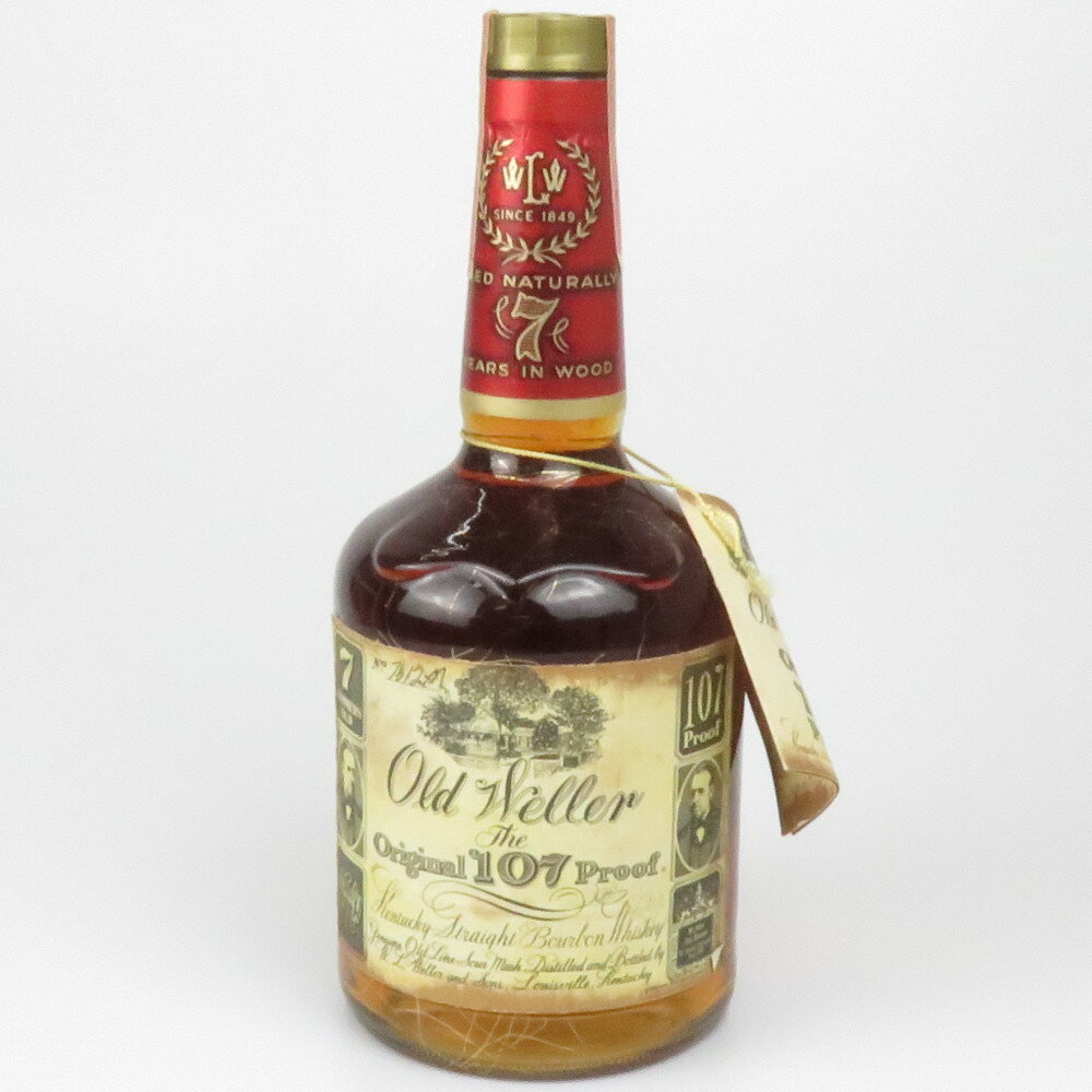 Old Weller original 107 proof オールド ウェラー オリジナル バーボン ウイスキー アメリカ合衆国 53.5度 750ml 未開栓 【中古】