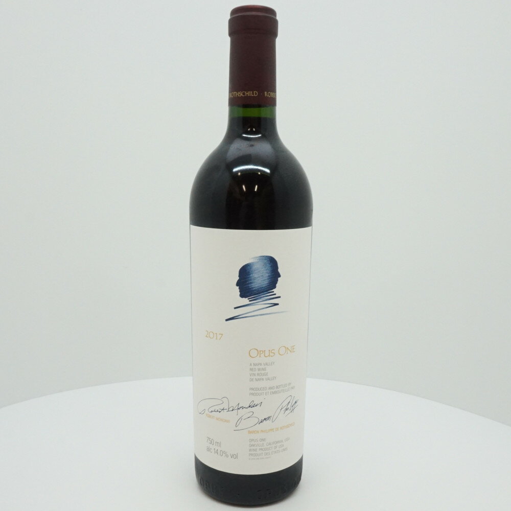 OPUS ONE　2017　オーパス ワン　赤ワイン　アメリカ　カリフォルニア　辛口　アルコール度数14度　750ml　ギフト　記念日　未開栓　【中古】