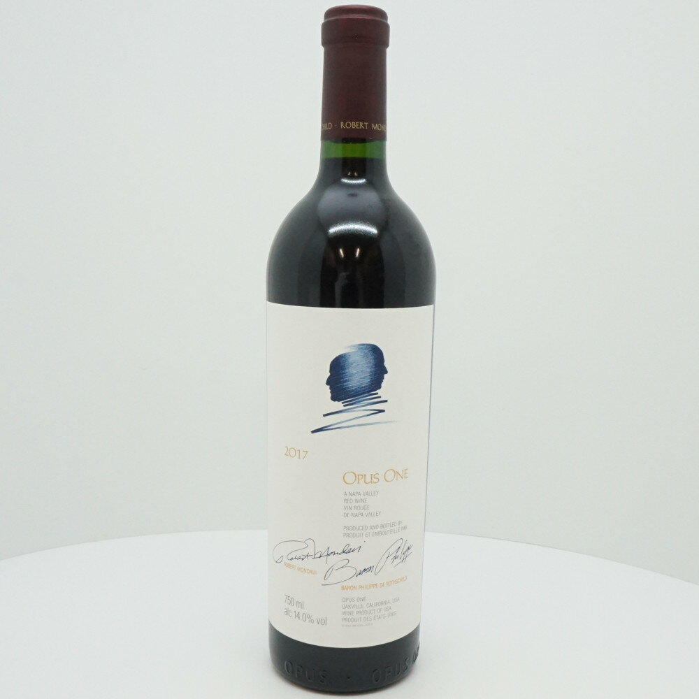 OPUS ONE　2017　オーパス ワン　赤ワイン　アメリカ　カリフォルニア　辛口　アルコール度数14.0度　750ml　ギフト　記念日　未開栓　【中古】