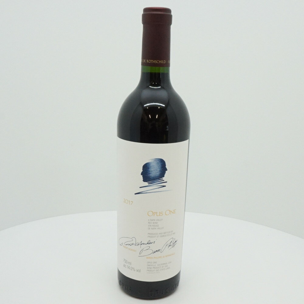 OPUS ONE　2017　オーパス ワン　赤ワイン　アメリカ　カリフォルニア　辛口　アルコール度数14.0度　750ml　ギフト　記念日　未開栓　【中古】