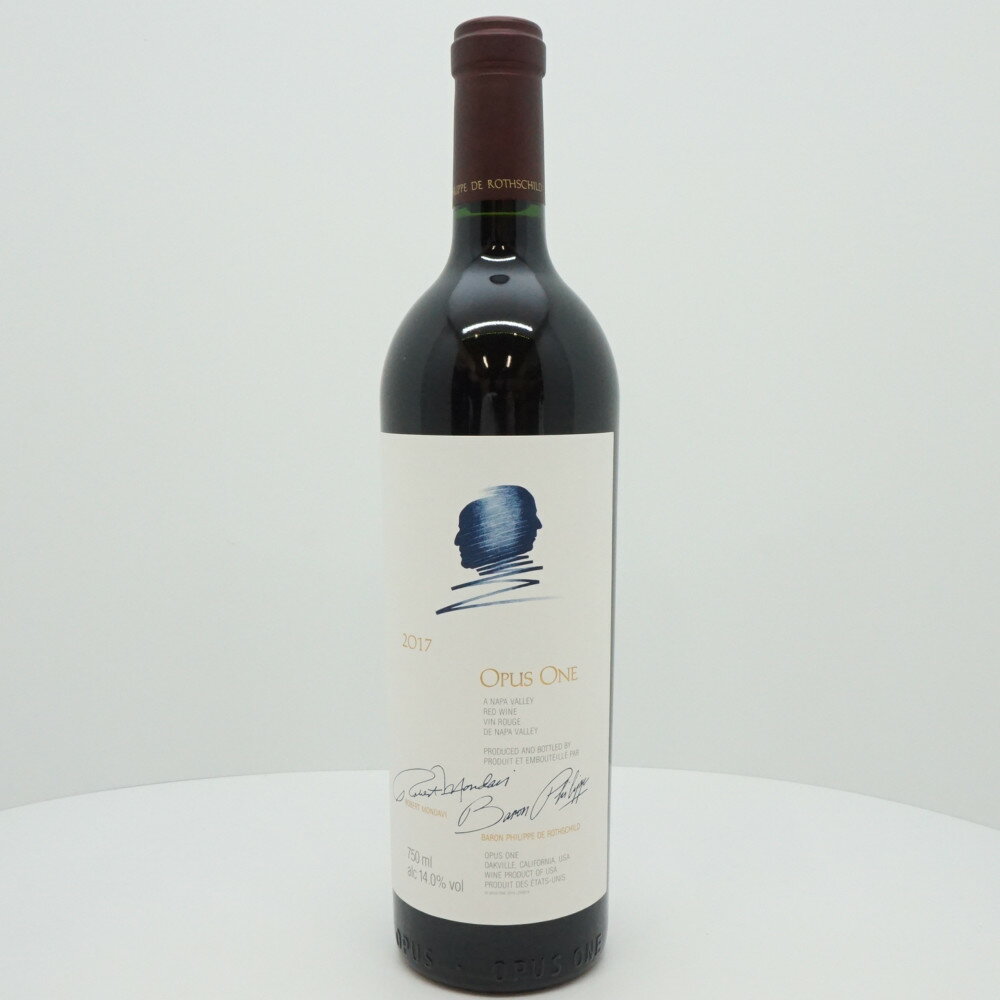 OPUS ONE　2017　オーパス ワン　赤ワイン　アメリカ　カリフォルニア　辛口　アルコール度数14.0度　750ml　ギフト　記念日　未開栓　【中古】