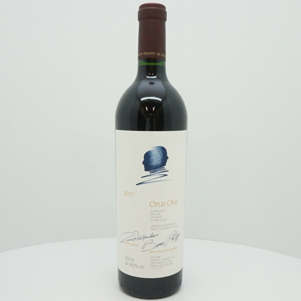 OPUS ONE　2017　オーパス ワン　赤ワイン　アメリカ　カリフォルニア　辛口　アルコール度数14.0度　750ml　ギフト　記念日　未開栓　【中古】