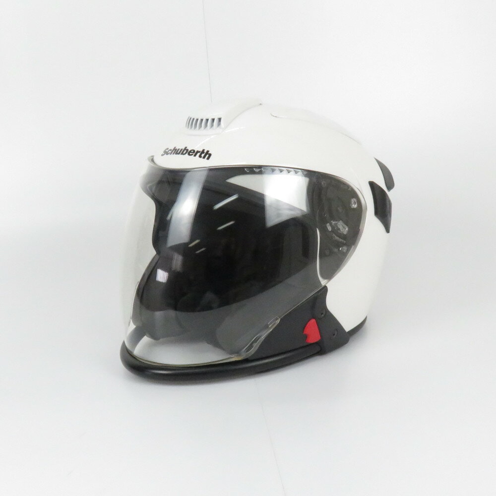 Schuberth　シューベルト　ヘルメット　J1　ホワイト　サイズ58/59　Lサイズ　フルフェイス　オープンフェイス　バイク用品　メンズ【中古】