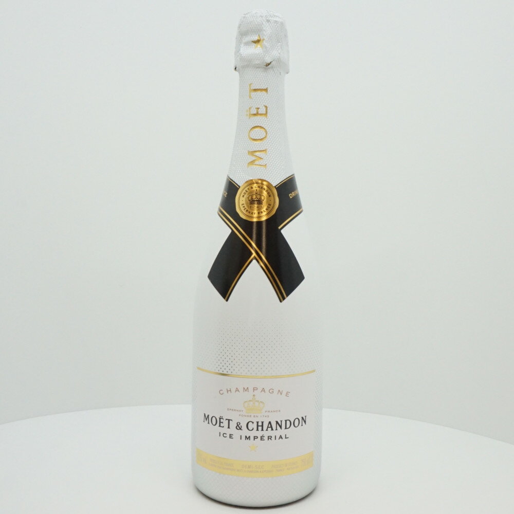 MOET&CHANDON　ICE　IMPERIAL　モエ　エ　シャンドン　アイスアンペリアル　シャンパーニュ　シャンパン　フランス　甘口　アルコール12度　容量750ml　未開栓　【中古】