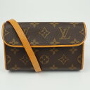 LOUIS VUITTON　ルイヴィトン　M51855　ポシェット・フロランティーヌ　モノグラム　ブラウン系　ポーチ　ウエストポーチ　メンズ　レディース　【中古】